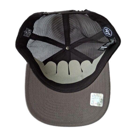 Kansas City Chiefs ‘47 Trucker Super Bowl LVIII Champions Snapback Hat Gray NEW - Picture 5 of 8